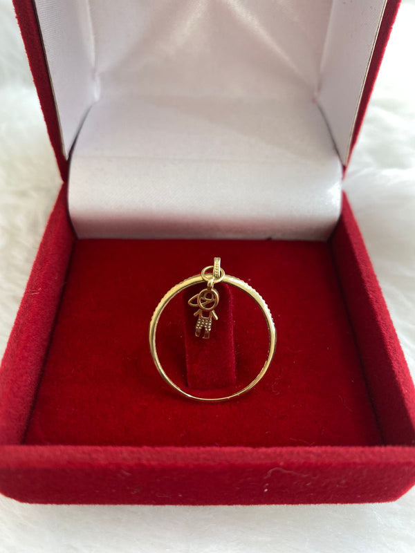 Anel com boneco (filho)