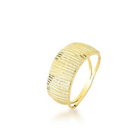 ANEL ABAULADO DOURADO