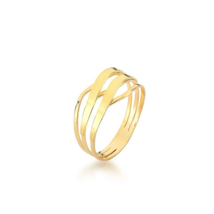 ANEL 2 FIOS DOURADO