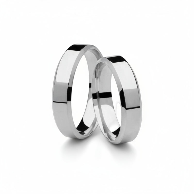 Par de Alianças em Prata AP20