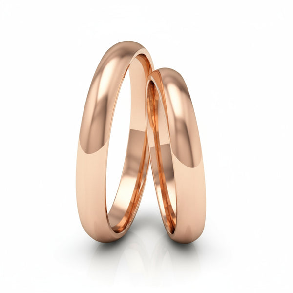 Par de Alianças em Ouro BX  416 ALB02