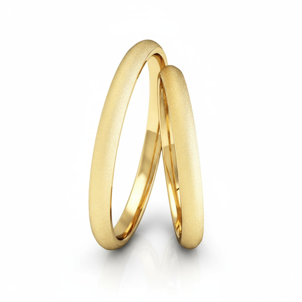 Par de Alianças em Ouro 18kts A08