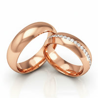 Par de Alianças em Ouro BX 416 ALB16