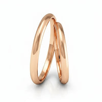 Par de Alianças em Ouro BX 416 ALB03