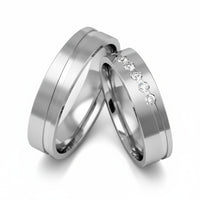 Par de Alianças em Prata AP06