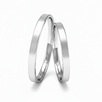 Par de Alianças em Prata AP19