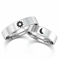 Par de Alianças em Prata AP12