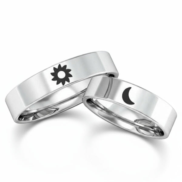 Par de Alianças em Prata AP12