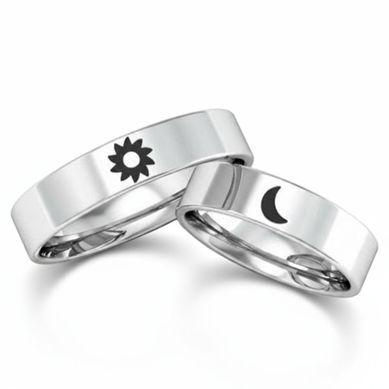 Par de Alianças em Prata AP12