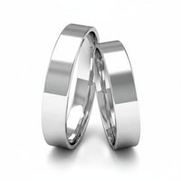 Par de Alianças em Prata AP04