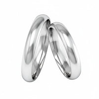 Par de Alianças em Prata AP09