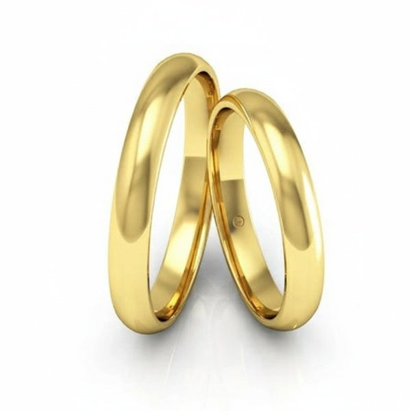 Par de Alianças em Ouro 18kts A10