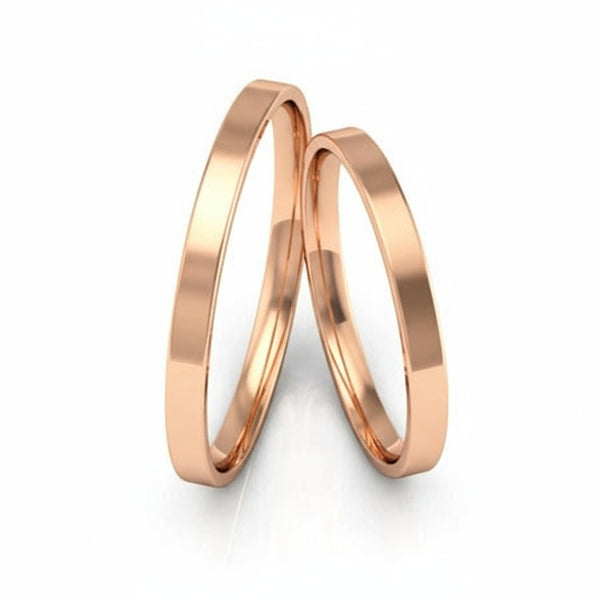 Par de Alianças em Ouro BX 416 ALB04