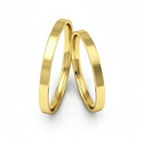 Par de Alianças em Ouro 18kts A11