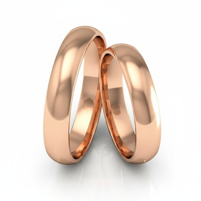 Par de Alianças em Ouro BX 416 ALB05