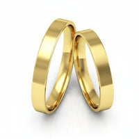 Par de Alianças em ouro 18kts A09