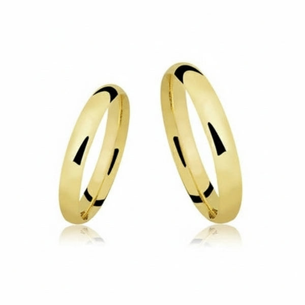 Par de Alianças em Ouro 18kts A12