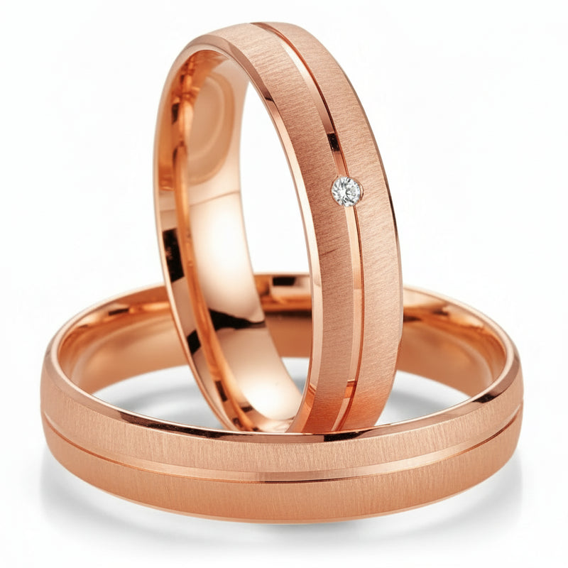 Par de Alianças em Ouro BX 416 ALB14